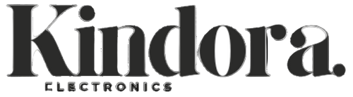 Kindora Electronics logo on a white background